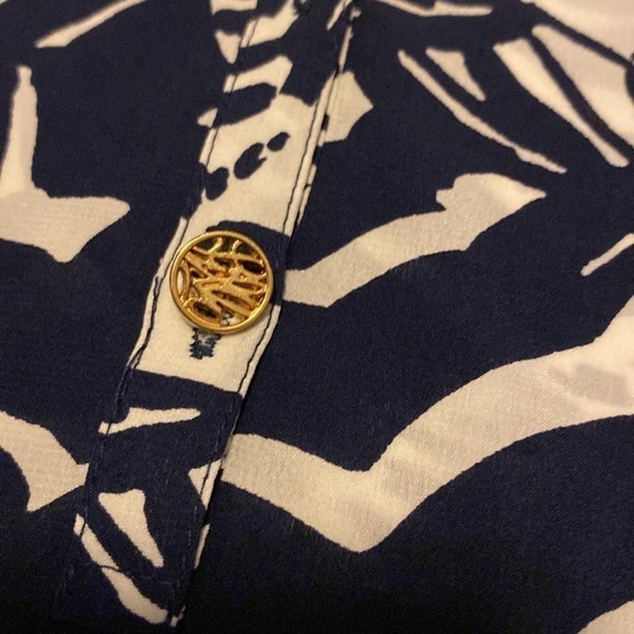 Lilly Pulitzer oh cabana boy blouse size xs - Picture 7 of 8